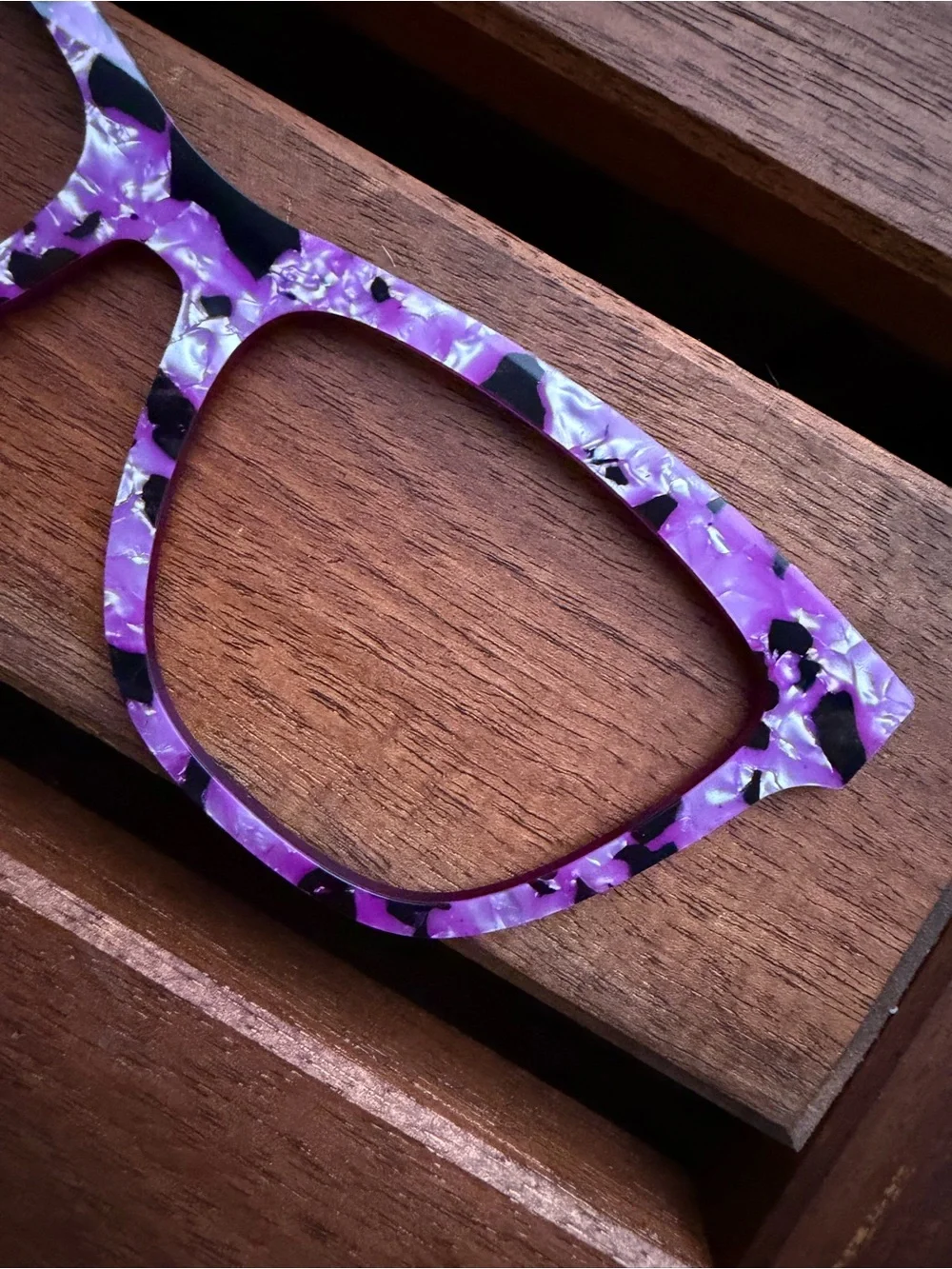 Pair eyewear premium Dark Orchid Pearl Tortoise topper for Harper